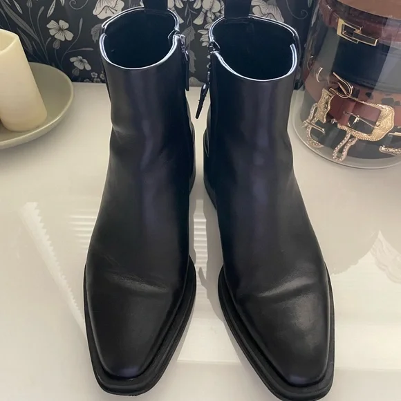 Franco Sarto Black Ankle Boot - Picture 5 of 6